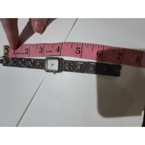 Watch Signed BJ Sterling Silver Native American - Picture 5 of 12